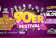  „90er Jahre Festival“ am Samstag 16.09.2017 im Kennelbad Braunschweig